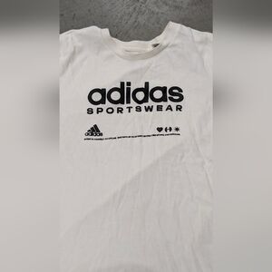 Adidas White Sportswear T-Shirt, Small
